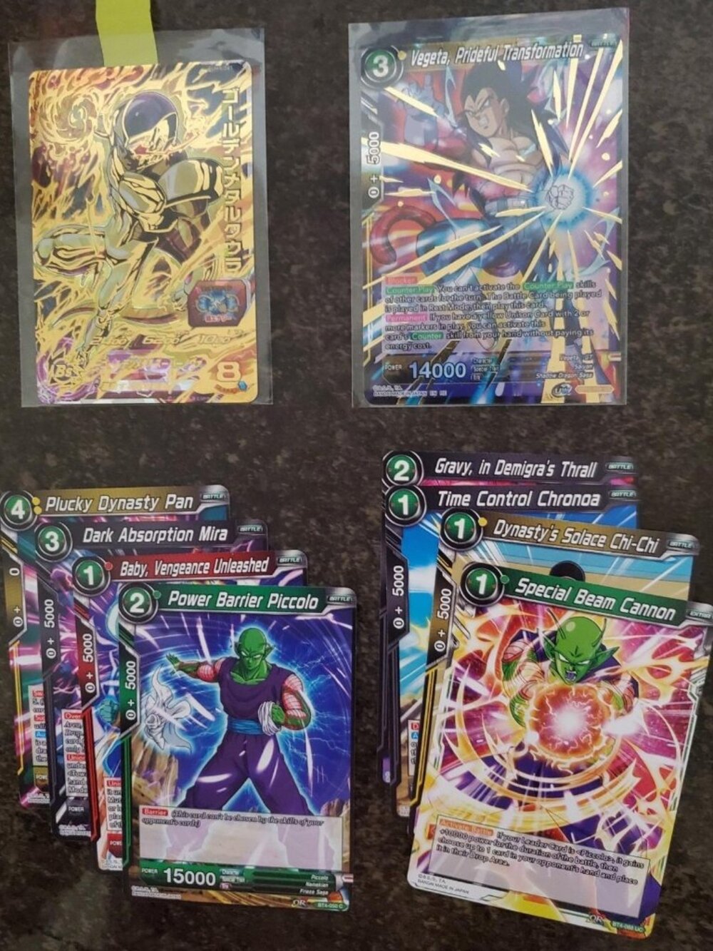 Dragon Ball Z Super Card Lot Big Cooler Hit